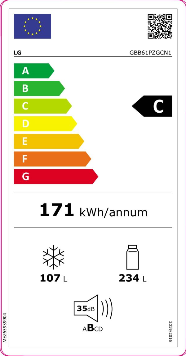 LG GBB72PZECN - Koel/Vries Combinatie - RVS - 2M - C - OUTLET! - Afbeelding 5
