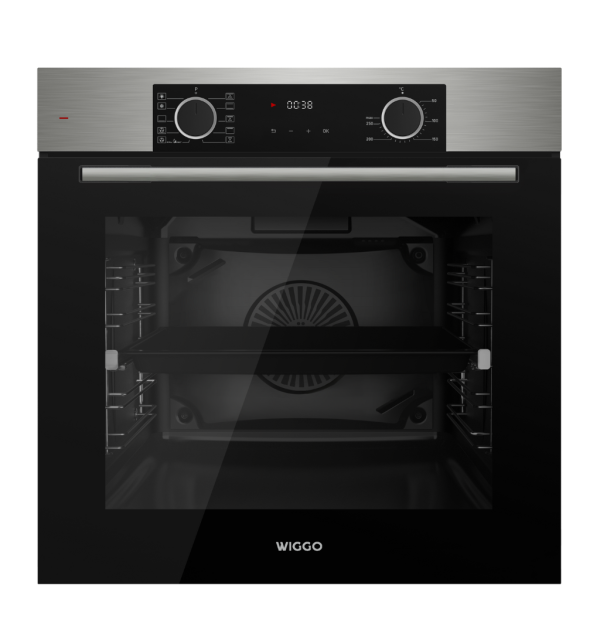 Wiggo WO-BFA610 (X) - Inbouwoven - Hete Lucht - RVS - Nieuw
