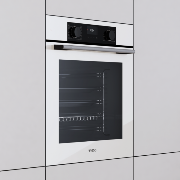 Wiggo WO-BFA610 (W) - Inbouwoven - Hete Lucht - Wit - Nieuw - Afbeelding 8