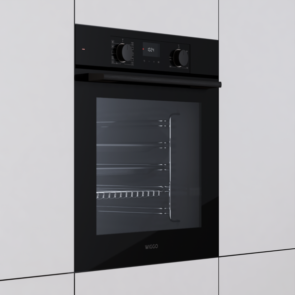 Wiggo WO-BFA610 (B) - Inbouwoven - Hete Lucht - Zwart - Nieuw - Afbeelding 3