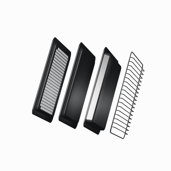 Wiggo WO-BFA610 (B) - Inbouwoven - Hete Lucht - Zwart - Nieuw - Afbeelding 4