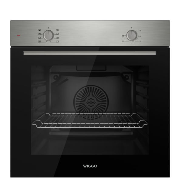 Wiggo WO-B608 (X) - Inbouwoven - Hete Lucht - RVS - Nieuw