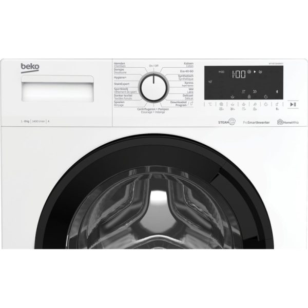 Beko Wasmachine - WTV8716XBWST STEAM - 8KG - Nieuw - Afbeelding 4
