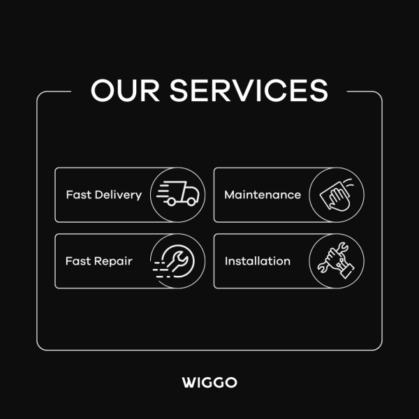Wiggo WO-E909R (WX) - 90cm - A - Vrijstaand Fornuis - Wit RVS - Nieuw - Afbeelding 5