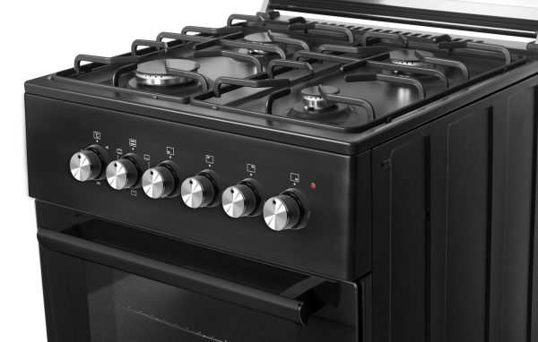 Wiggo WO-E603R (BB) - Vrijstaand Fornuis - Zwart - A - Nieuw - Afbeelding 4