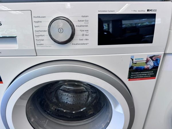 Siemens Wasmachine - WM14T550NL - 1400 TPM - 8KG - A  - Refurbished - Afbeelding 4