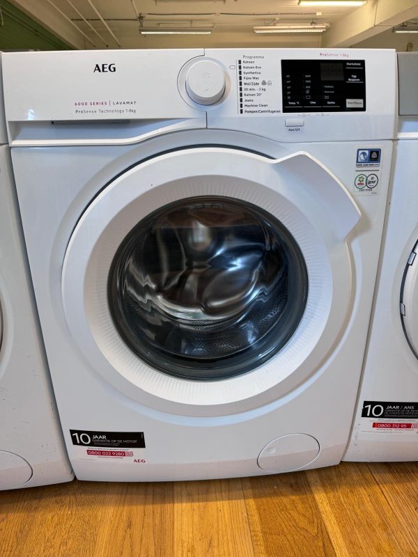 AEG Wasmachine - L6FBN84GP - 8KG - C - Refurbished