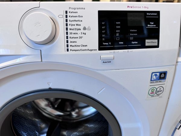 AEG Wasmachine - L6FBN84GP - 8KG - C - Refurbished - Afbeelding 3