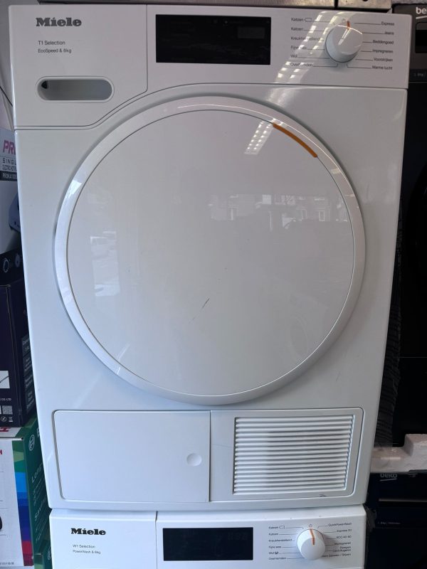 Miele Warmtepompdroger A+++ 8KG TSD443WP Refurbished - Afbeelding 2