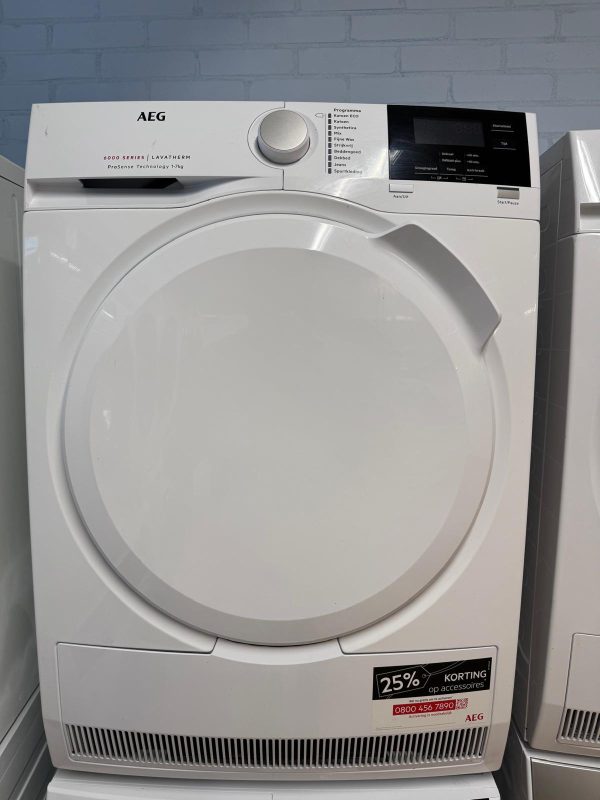 AEG 6000 Series Condensdroger 7KG B T6DB72GP Refurbished - Afbeelding 2