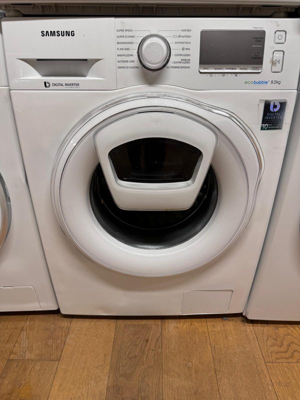 Samsung AddWash Wasmachine WW80K6405SW 8KG A+++ Refurbished