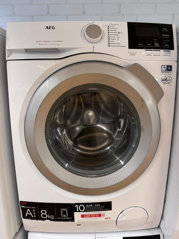 AEG 6000 Series Wasmachine 8KG 1400TPM L6FBG84S Refurbished