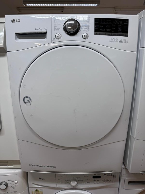 LG SensorDry Warmtepompdroger A++ 7KG RC7055AH1M Refurbished - Afbeelding 2