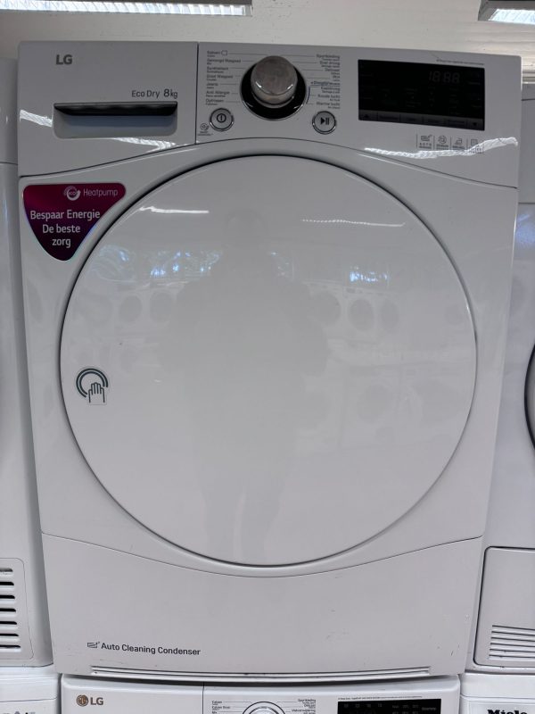 LG RC8055AH1M A++ Warmtepompdroger 8KG Refurbished - Afbeelding 2
