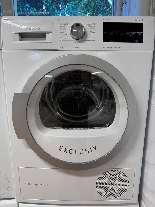 Bosch Serie 6 WTW85490NL A++ Warmtepompdroger 8KG Refurbished - Afbeelding 2