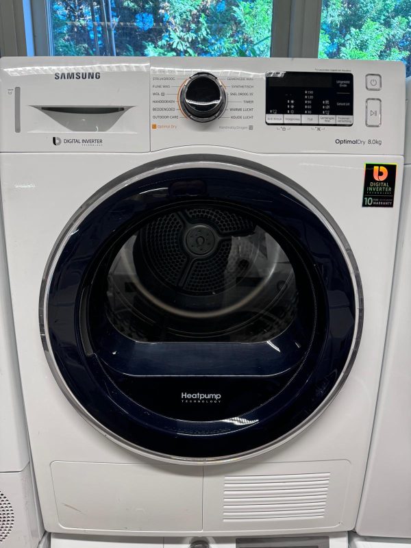 Samsung OptimalDry Warmtepompdroger 8KG A+++ DV80M5210QW Refurbished - Afbeelding 2