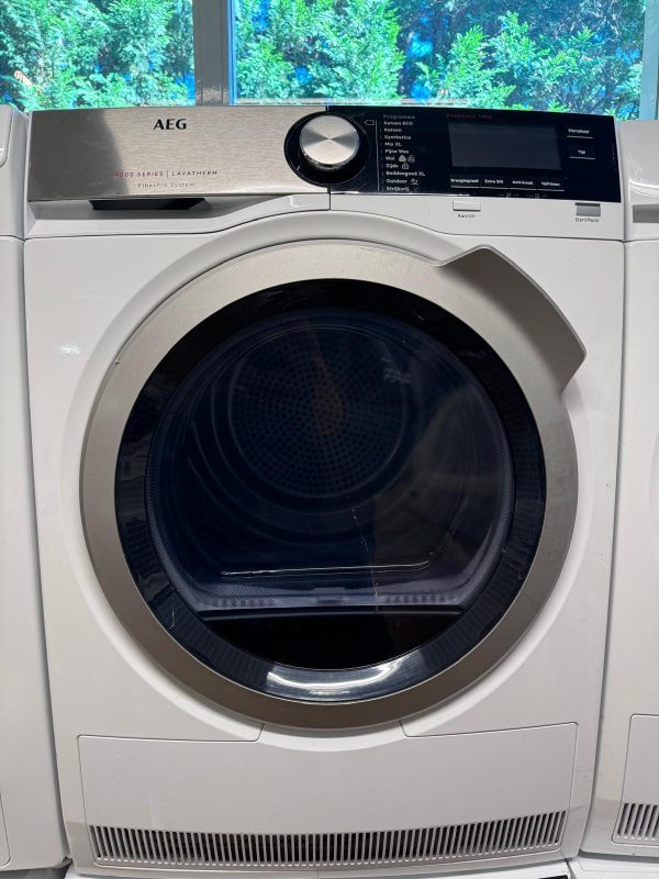 AEG 9000series FiberPro Warmtepompdroger 8KG A+++ T9DE87CS Refurbished - Afbeelding 2
