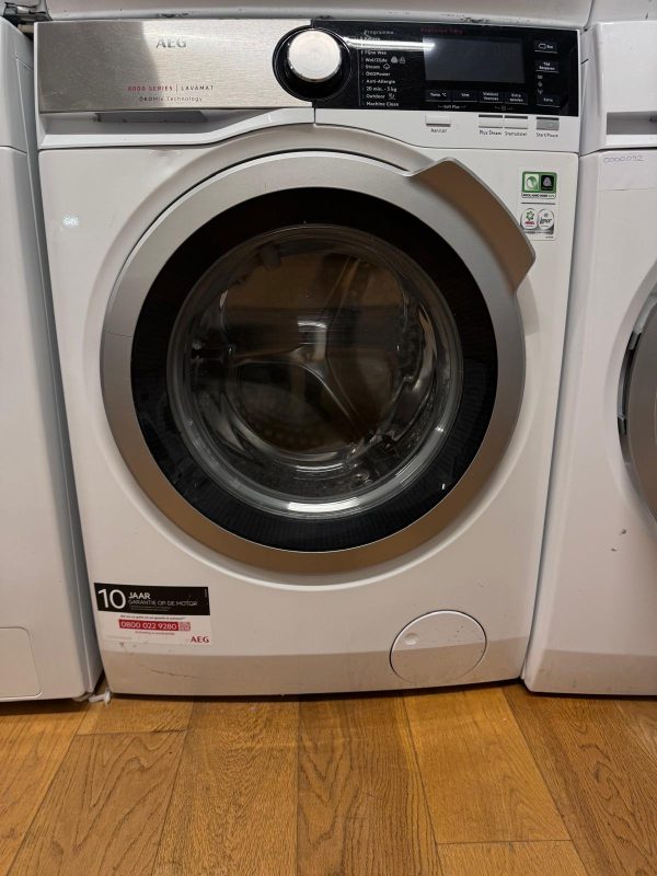 AEG 8000 Series Wasmachine 1600TPM 9KG B L8FE96ES Refurbished - Afbeelding 2