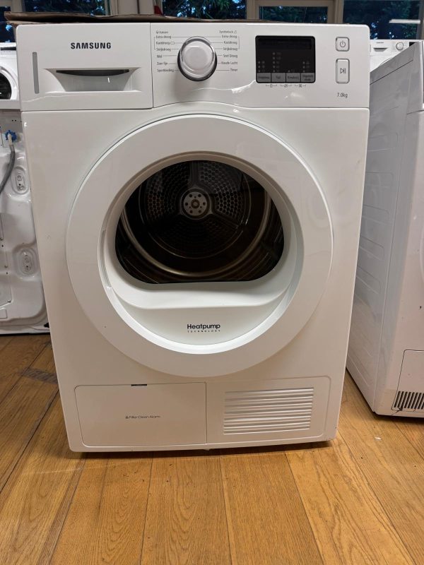 Samsung OptimalDry Warmtepompdroger 7KG A++ DV70F5E0HGW/EN Refurbished - Afbeelding 2