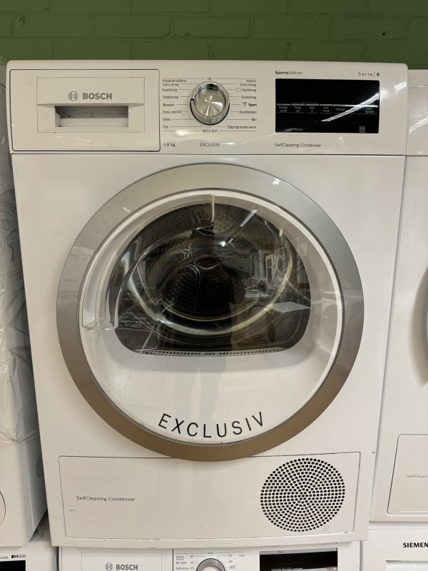 Bosch Serie 6 WTW85491NL Warmtepompdroger 8KG A++ Refurbished - Afbeelding 2