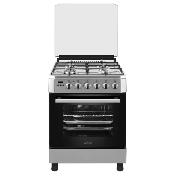 Wiggo WO-E609R(XX) 60cm Gasfornuis RVS