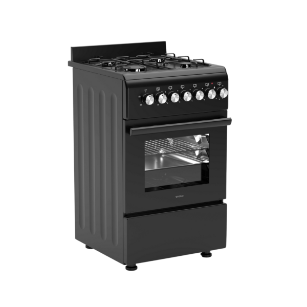Wiggo WO-E505R(BB) 50cm Gasfornuis Zwart - Afbeelding 7