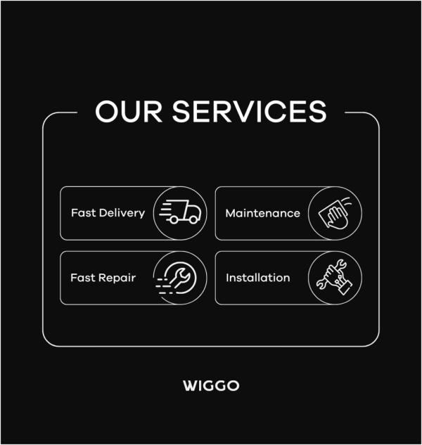 Wiggo WO-E639R(WX) 60cm Gasfornuis Wit RVS - Afbeelding 2