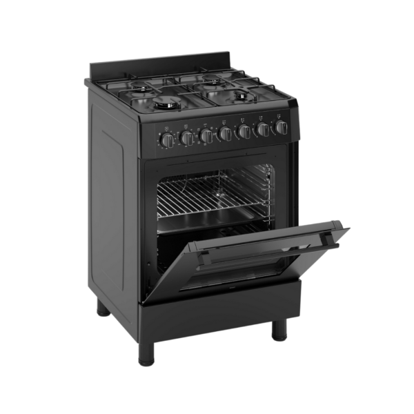 Wiggo WO-E605R(BB) 60cm Gasfornuis Zwart - Afbeelding 5