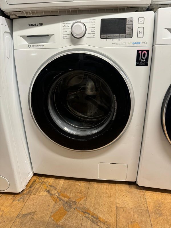 Samsung Wasmachine 7KG 1400TPM WF70F5EBP4W Refurbished - Afbeelding 2